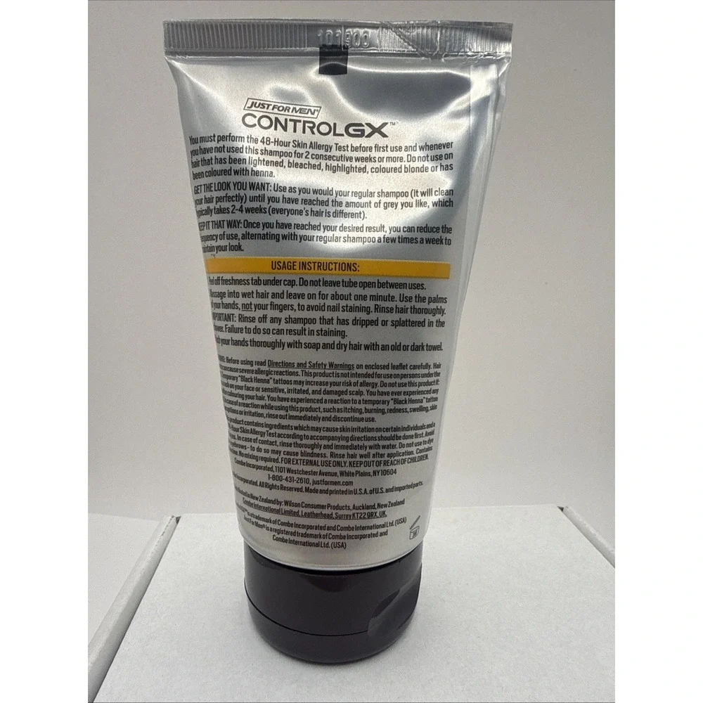Just for Men Control GX 2 in 1 Shampoo and Conditioner 5 Fl Oz Grey Reducing
